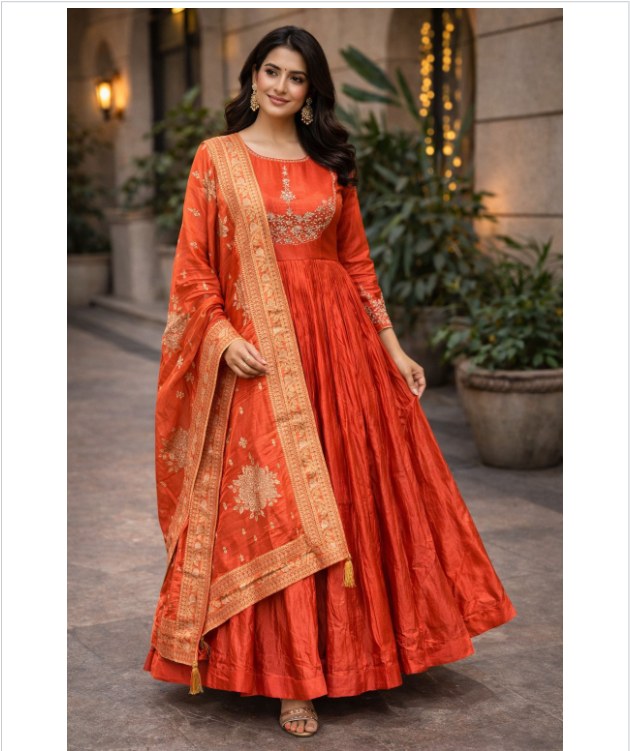 Royal Traditional Party Wear Gown
