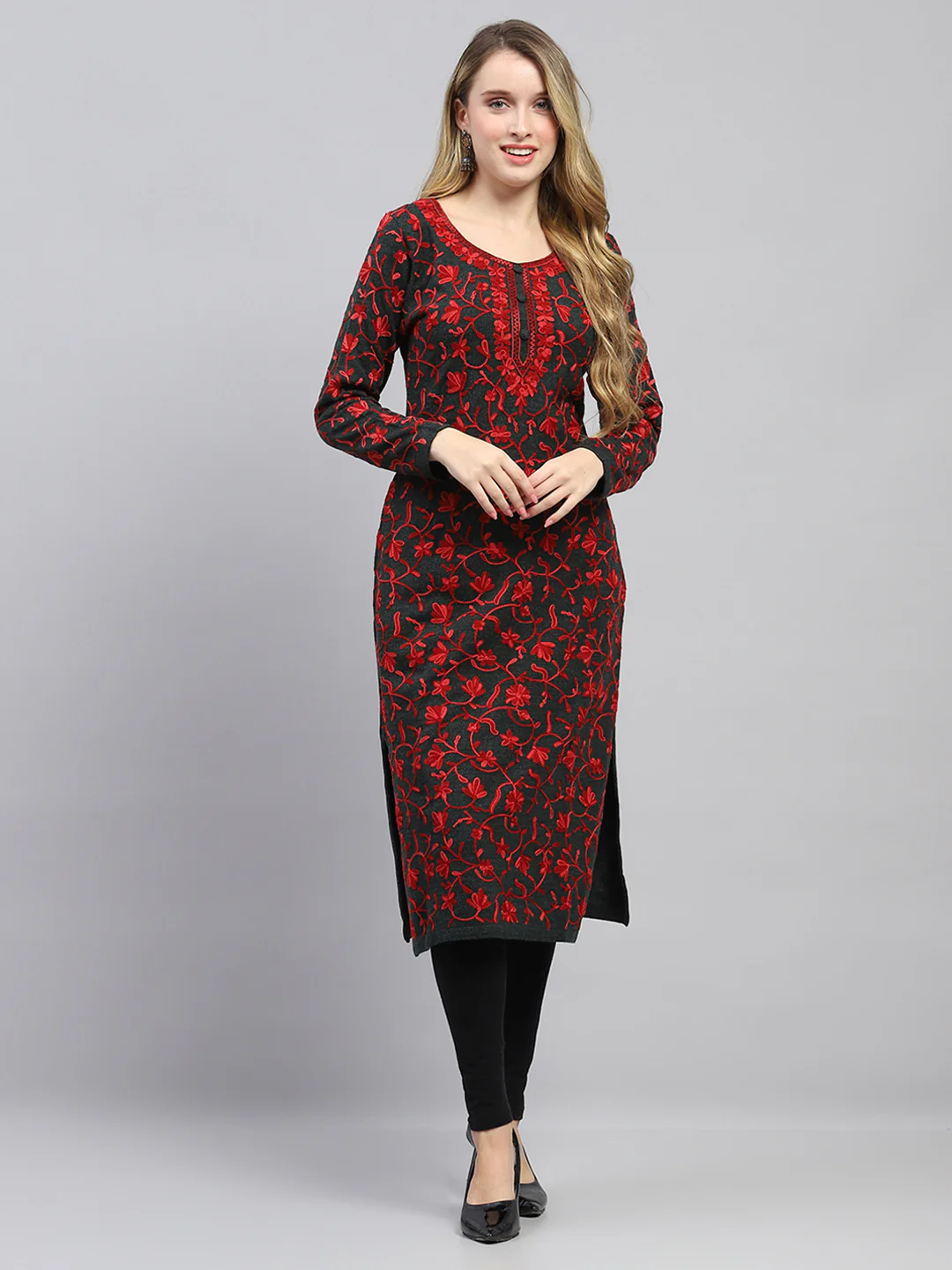 red kurti